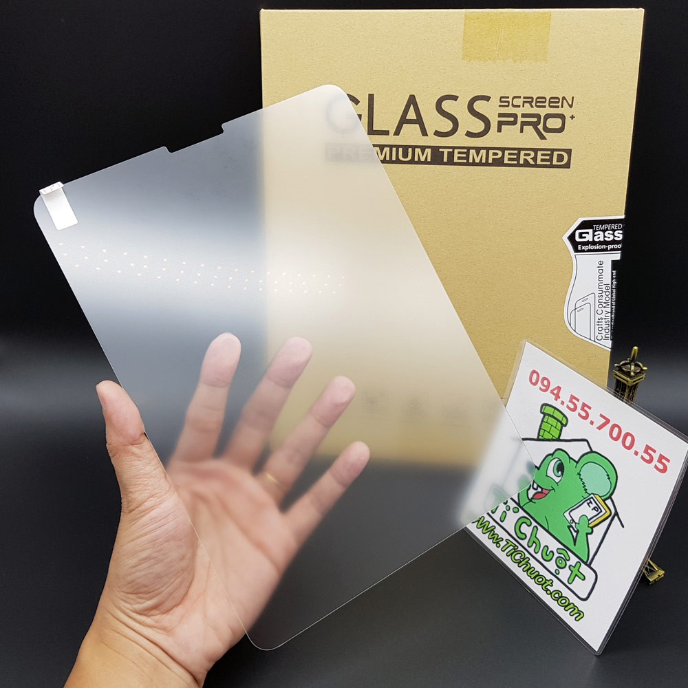 [Nhám Chống Vân Tay-Ảnh Thật] Kính CL iPad Pro 11&quot; 2018/2020/M1 2021/ M2 2022 Cường Lực Chống Va Đập