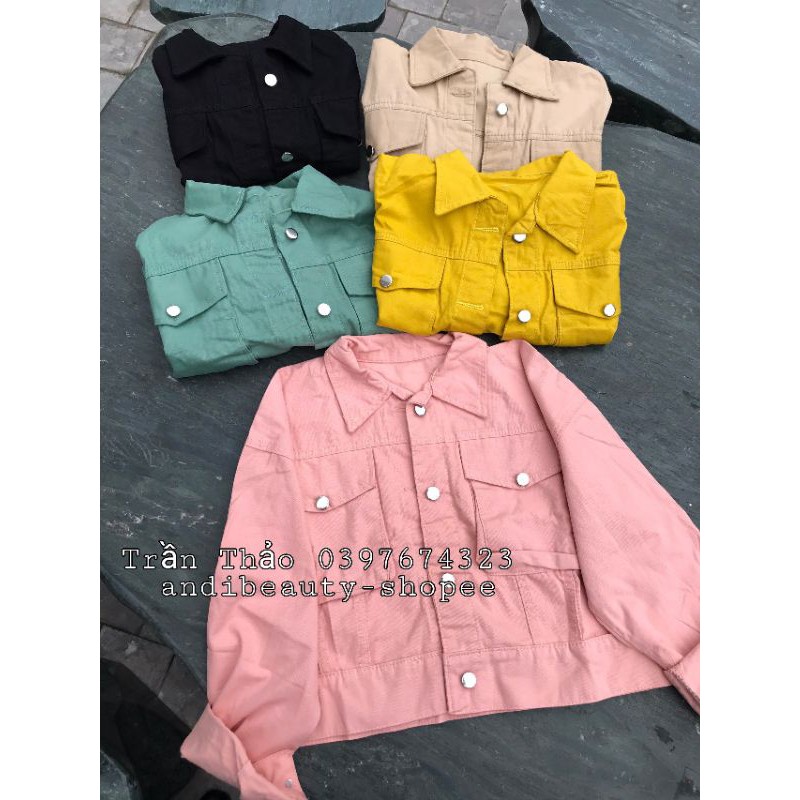 Áo Khoác Thô🍓FREESHIP🍓 Cổ Bẻ Dáng Croptop E'mer💎 Cực Phong Cách Hàng QCCC Loại 1 Siêu Đẹp ❤ KÈM ẢNH THẬT | BigBuy360 - bigbuy360.vn