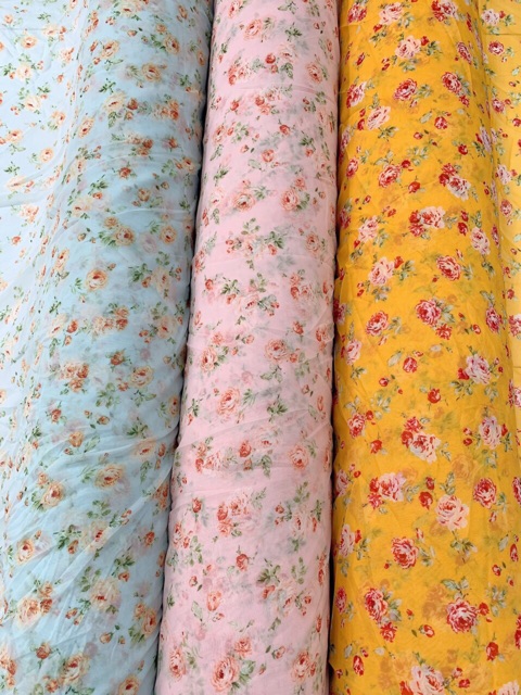 Đầm hoa cổ vuông tay phồng [Ảnh thật | BigBuy360 - bigbuy360.vn