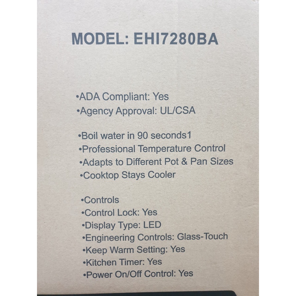 Bếp từ đôi Electrolux EHI7280BA 3700W, bếp điện từ 2 vùng nấu công suất lớn, mặt kính ceramic - Hàng chính hãng