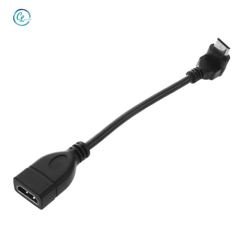 Cáp chuyển đổi Mini HDMI đầu đực sang HDMI cái 90 độ 1080P