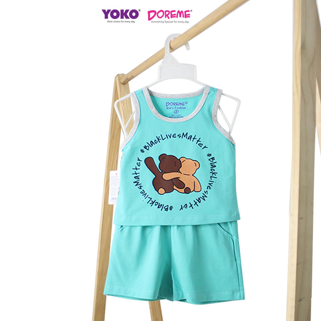 Bộ Quần Áo Thun Sát Nách Bé Gái (1-5 Tuổi) Zakids 22136G