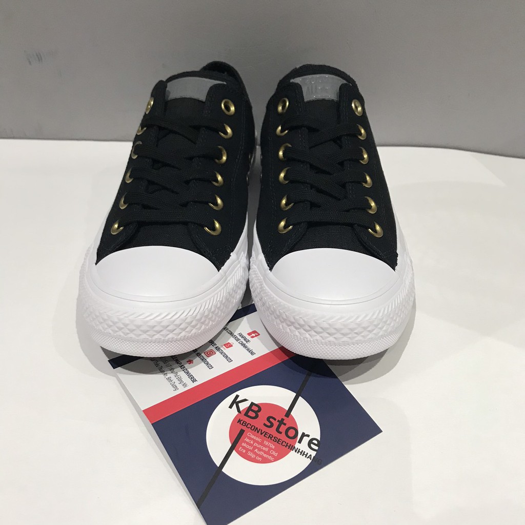 Giày Converse Star Clean n Preme đen cổ thấp - 167825