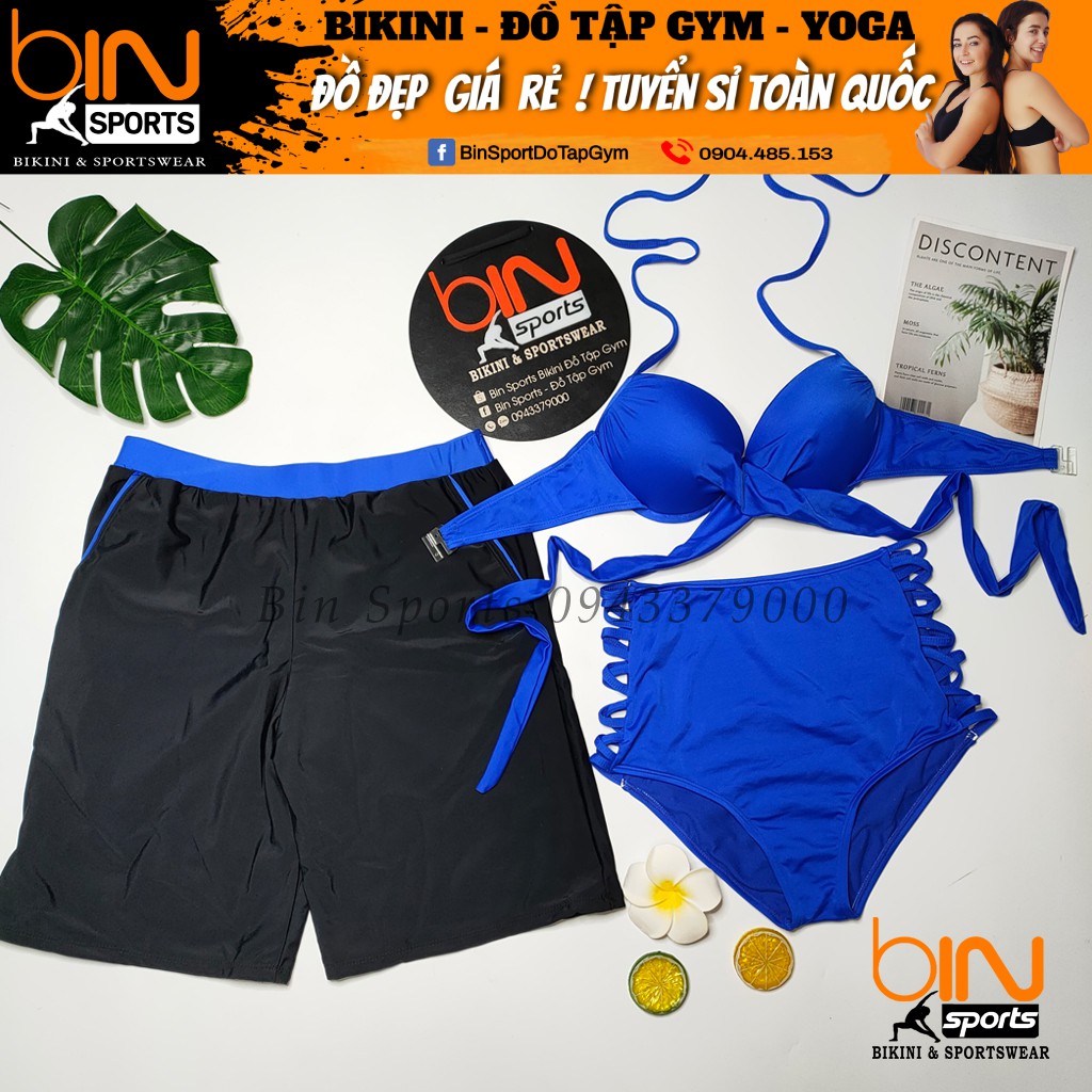 Đồ Bơi Cặp Nam Nữ Mặc Đi Biển Bin Sports CB004