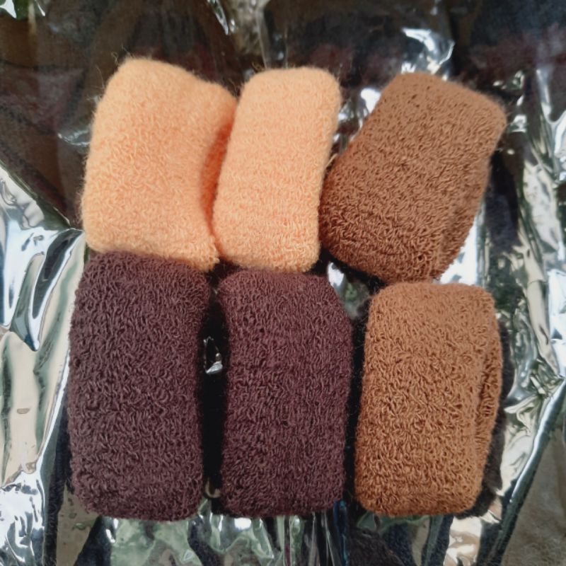 Len cột tóc mềm tone nâu