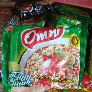 Combo 5 gói mì Omni tôm chanh gói 75g