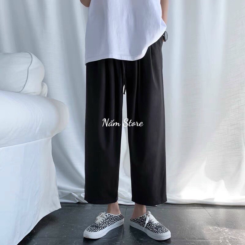 Quần dài basic trousers, Jack Lane, quần dài Unisex dáng rộng ống xuông phong cách Hàn Quốc