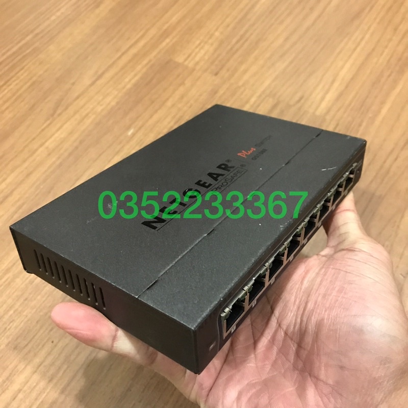 Bộ chia mạng Netgear GS108E v2, 1000Mbps, quản lý, chia vlan