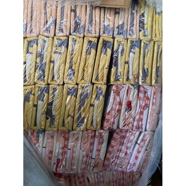 Trọn bộ 4 món vỏ chăn ga và hai vỏ gối cotton bèo hoạt tính mềm mịn mát