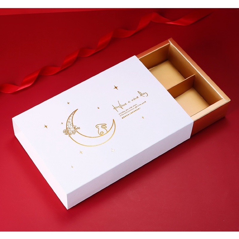 10 bộ bỏ túi hộp 6 bánh 75 gam mẫu Thỏ ngọc