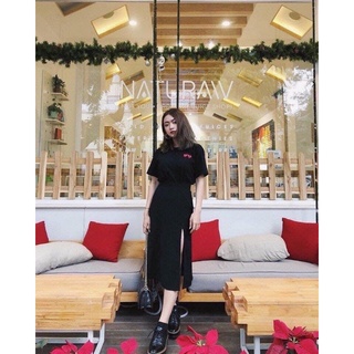 CHÂN VÁY XẺ TÀ DÁNG DÀI