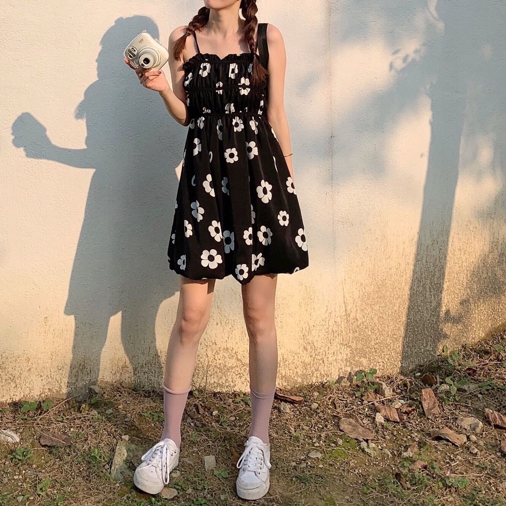 sexy đầm đen váy cổ yếm váy tay bồng váy hoa nhí vintage đầm hở lưng đầm trễ vai váy ngắn đầm bigsize nữ váy nữ xinh váy đi chơi đầm đi tiệc đầm nữ