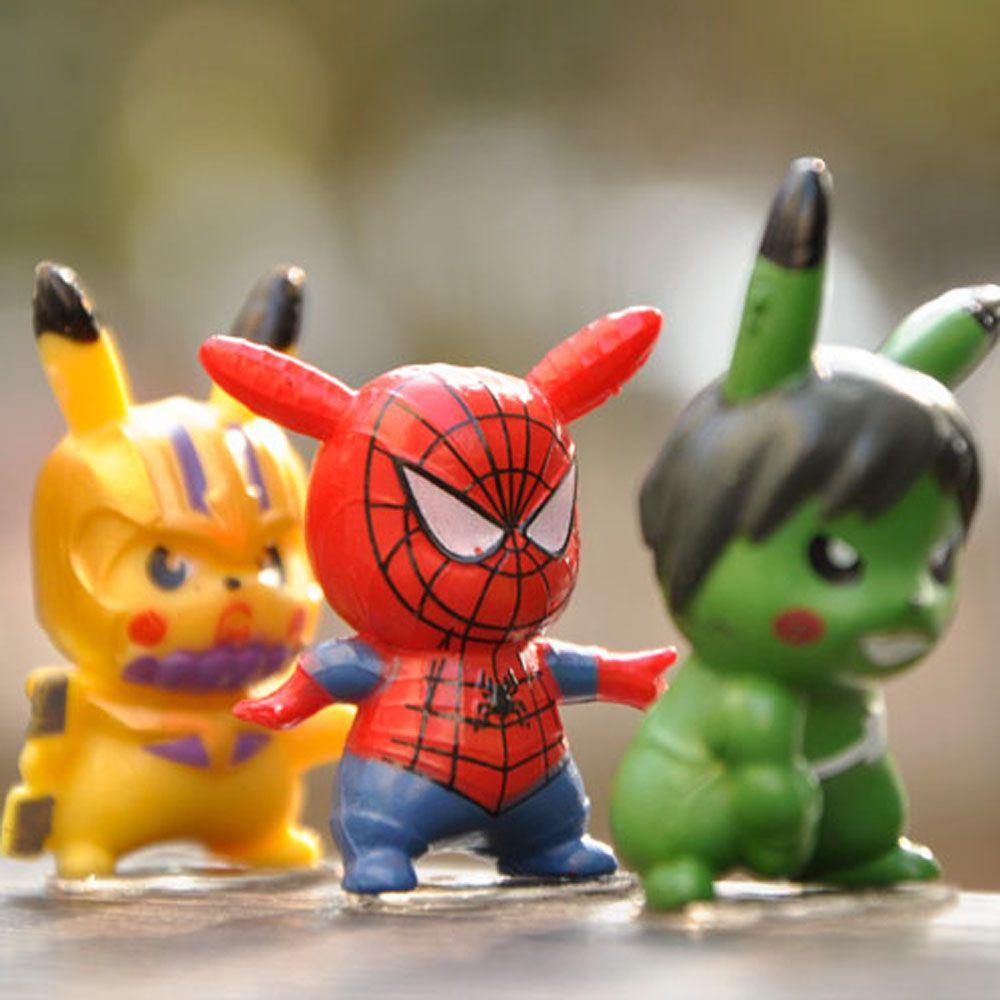 Mô Hình Nhân Vật Pikachu Trong Avengers Dễ Thương