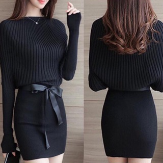 Váy len cánh rơi đẹp