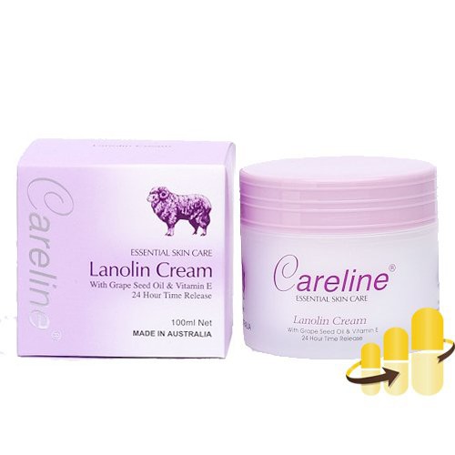 Kem Dưỡng Ẩm nhau thai cừu Lanolin Cream Careline 100ml