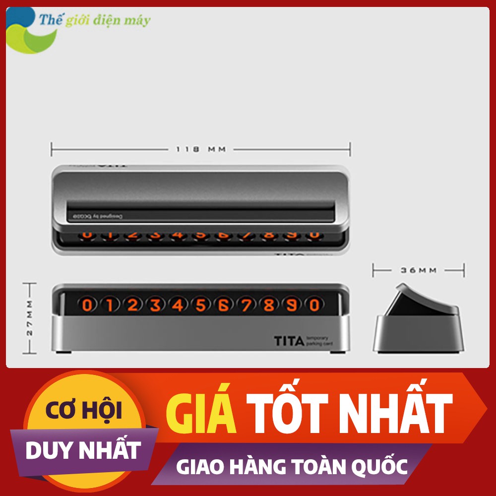 [SaleOff] Bảng ghi số điện thoại BCASE TITA để taplo cho xe hơi khi đậu xe tiện lợi - Shop Thế Giới Điện Máy .