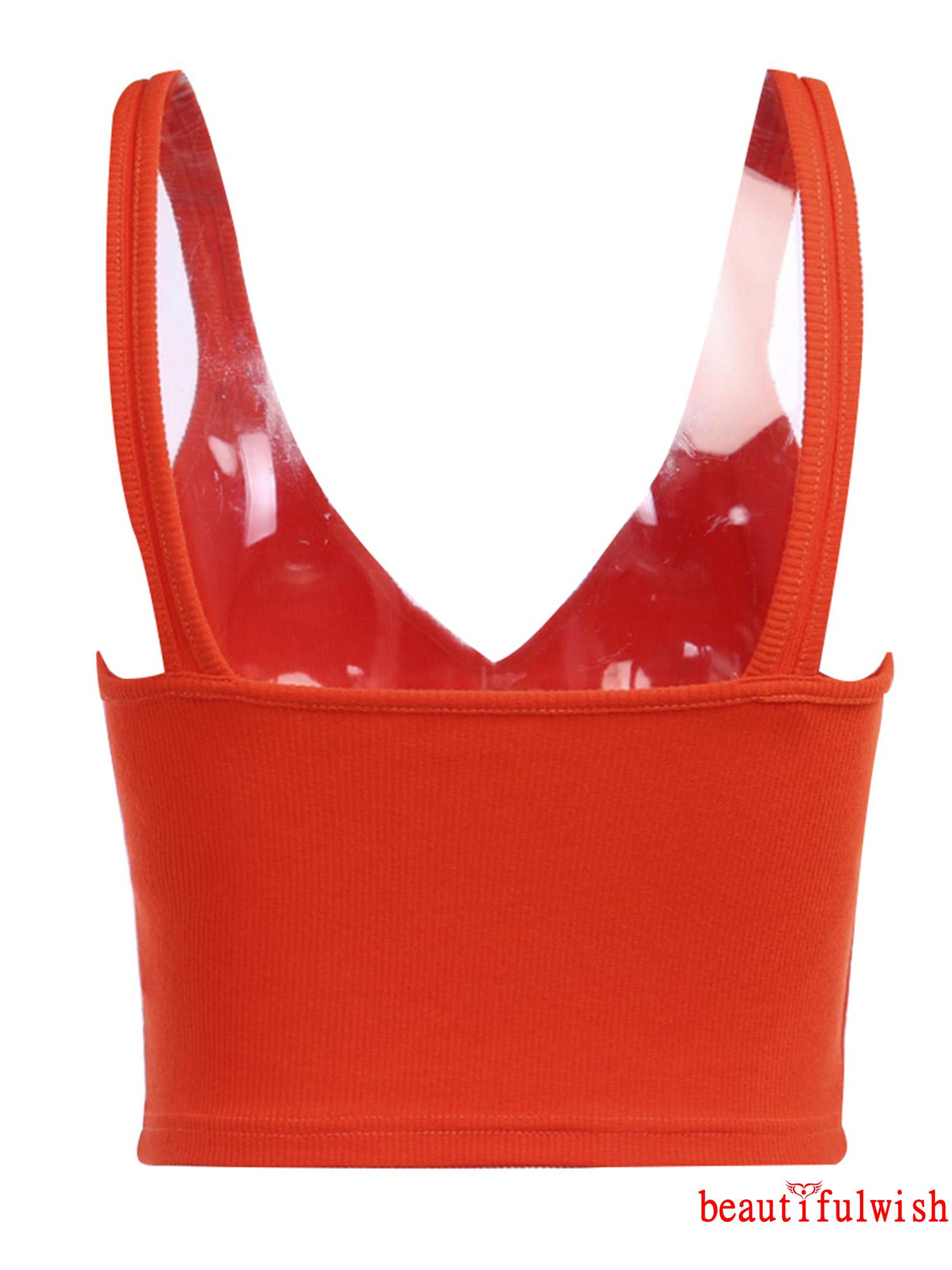 Áo Lửng Nữ Không Tay Cổ Chữ V Thời Trang Quyến Rũ | BigBuy360 - bigbuy360.vn