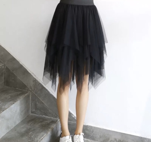 [ Mã WASTAPR giảm 10K đơn 50K] Chân váy lưới nhọn hình thật Freesize dưới 55kg- Carotshop | BigBuy360 - bigbuy360.vn