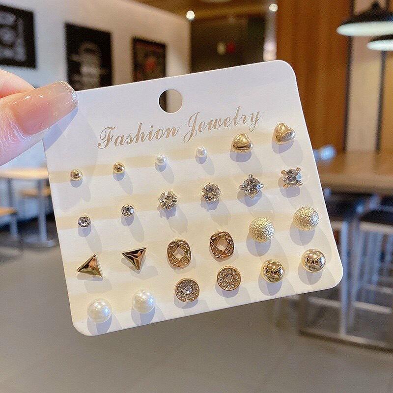 Set 12 Đôi  Bông Tai