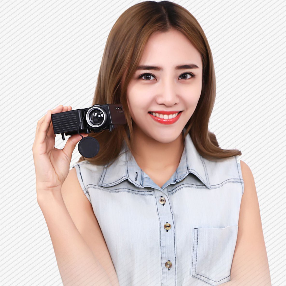 Máy Chiếu Gia Đình Mini Uc28c 1080p