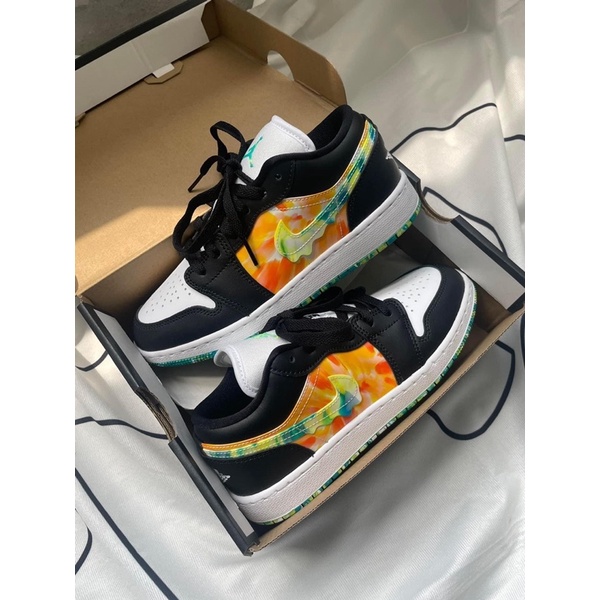 GIÀY THỂ THAO SNEAKER Nike Air Jordan 1 Low 'Tie Dye' GS DJ6252-038