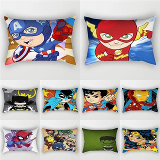 Vỏ Gối Vuông In Hình Nhân Vật Siêu Anh Hùng MARVEL Độc Đáo