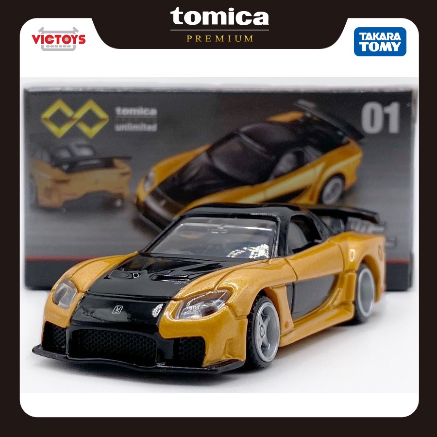 Xe mô hình Tomica Premium Unlimited 01 Fast & Furious RX-7 TOKYO DRIFT - Victoys