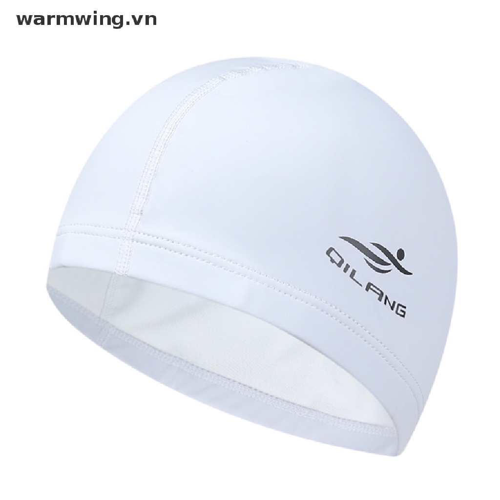 Mũ Bơi Thể Thao Bằng PU Co Giãn Chống Nước Bảo Vệ Tai Cho Người Lớn