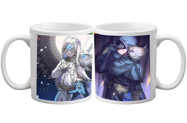 Cốc trắng anime ldentity V, ly sứ EliClark Game ldentity V