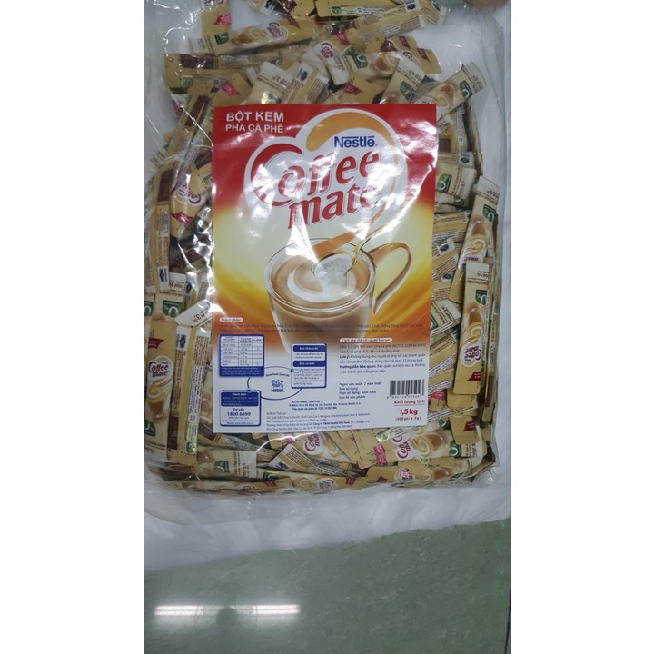 Bột kem Nestle Coffee Mate 3g (Combo 25 gói nhỏ) - Pha trà sữa, pha cà phê