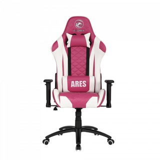 Ghế Gaming cao cấp E-DRA ARES EGC207 màu hồng trắng cực kute - Chất liêu: Da PU, ngả lưng 180 độ - Bảo hành 12 tháng