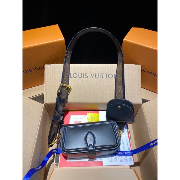 Túi đeo chéo nữ Louis Vuitton LV Officier da thật cao cấp