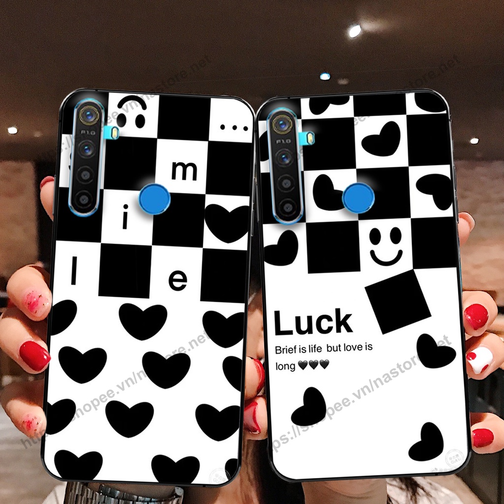 Ốp lưng Realme 5 / REALME 5I / Realme Q / REALME 5 Pro / REALME C3 họa tiết beabrick kaws cute