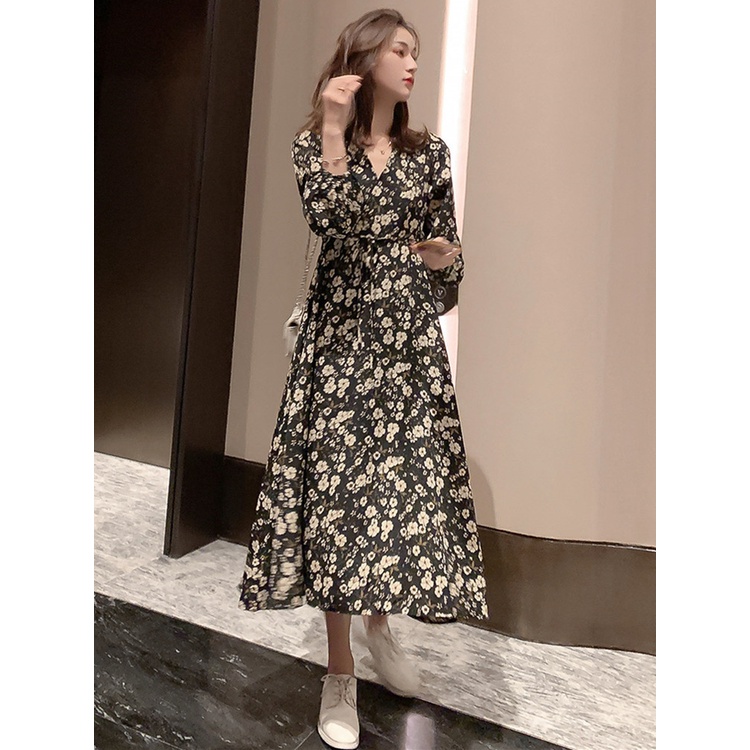 Đầm dài NRVP phong cách Pháp thời trang cho nữ