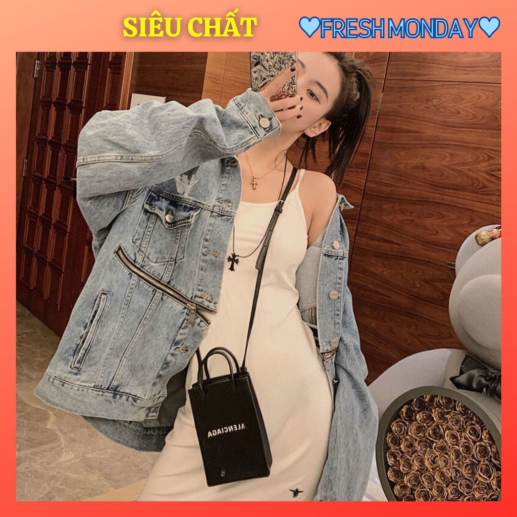 [HÀNG MỚI VỀ] Áo bò nữ khoá ngang Korea Style ⚡️ 𝐅𝐑𝐄𝐄 𝐒𝐇𝐈𝐏 ⚡️Siêu CHẤT, siêu cá tính, FREESIZE - Mã AB15