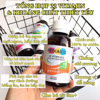 SIRO PEDIAKID 22 VITAMINES - PHÁP