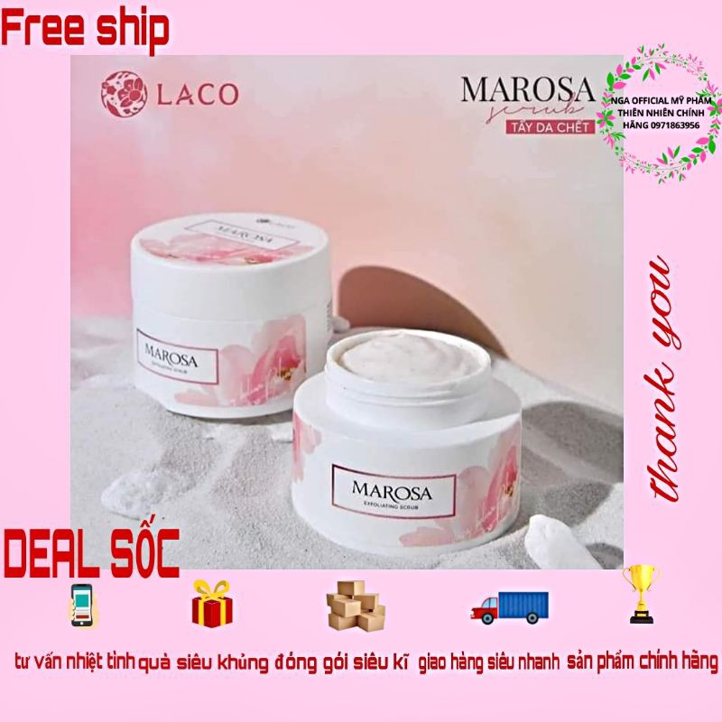 (BESTSELLER) Tẩy da chết organic marosa Laco