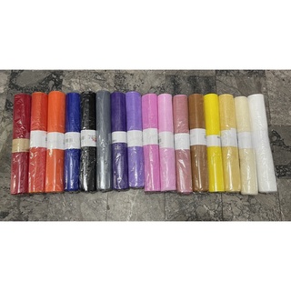 Lưới cứng trơn bó hoa thời thượng, cuộn lưới thô gói hoa, trang trí, decor