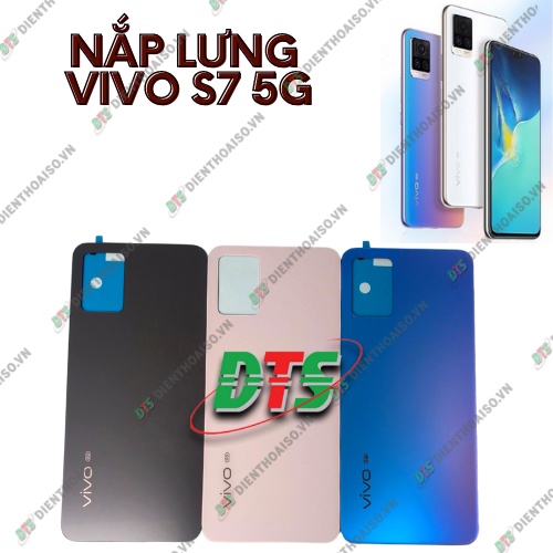 Nắp lưng vivo s7 5g nhiều màu ( Nắp lưng thay cho Vivo S7 5g )