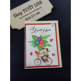 Thiệp handmade Valentine 14/2 : 25k / caí