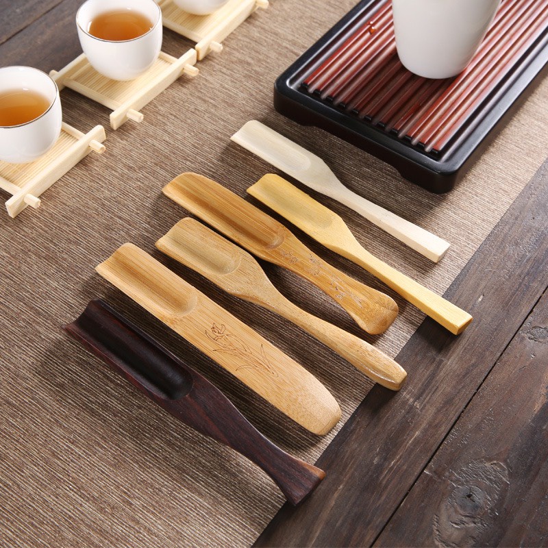 Thìa gỗ lấy trà, cafe bằng tre thân thiện với môi trường