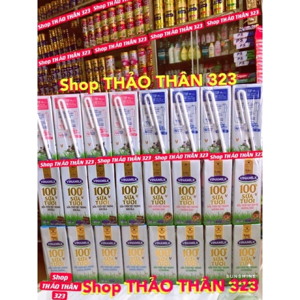 Sữa  không Tươi 100% Vinamilk 180ml (1lốc x 4lốc)