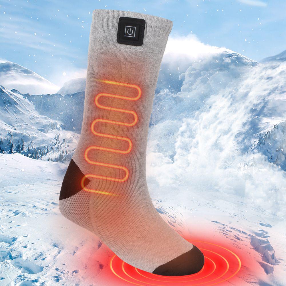 1 Đôi Vớ Thể Thao Giữ Nhiệt 3 Bánh Răng Có Thể Điều Chỉnh Cho Mùa Đông