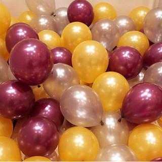 Set 100 quả nhũ thái lan loại dày 12"  trang trí sinh nhật