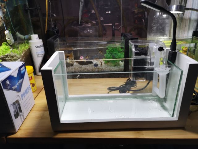 Combo bể cá kèm lọc thác+hút váng