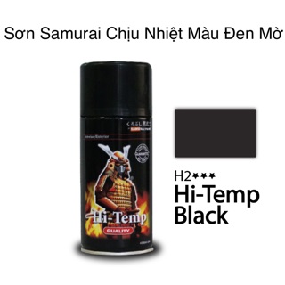 Sơn Samurai Chịu Nhiệt Màu Đen Mờ