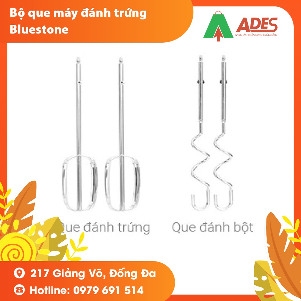 Bộ que đánh trứng que đánh bột phới đánh trứng Bluestone HMB-6338 và HMB-6333S và HMB-6381 - Hàng Chính Hãng