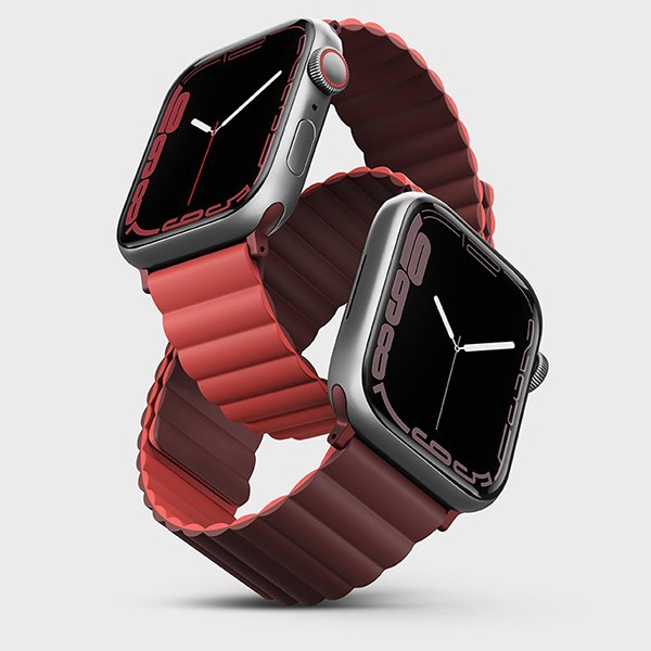 [CHÍNH HÃNG UNIQ] Dây đeo UNIQ Revix Reversible Magnetic Silicone Strap (38/40/41-42/44/45mm) For Apple Watch 1~7/ SE