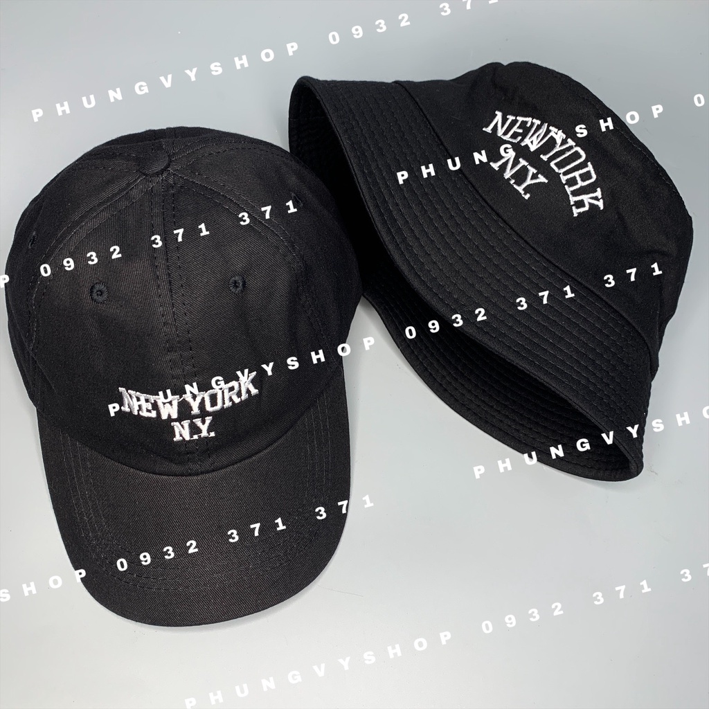 Set mũ CẶP COUPLE nam nữ -Tình nhân NEWYORK CÓ DẤU CHẤM - Nón đôi cực hot