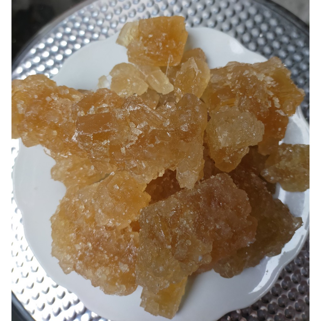 Đường phèn Quảng Ngãi chính hiệu (màu vàng) nấu từ nguyên liệu đường mật mía rất thơm, vị ngọt thanh (gói 1kg) | BigBuy360 - bigbuy360.vn